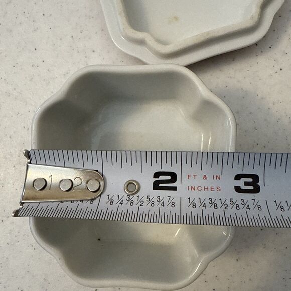 Vintage Takahashi San Francisco Porcelain Trinket Box Blue/red Floral - Picture 7 of 9